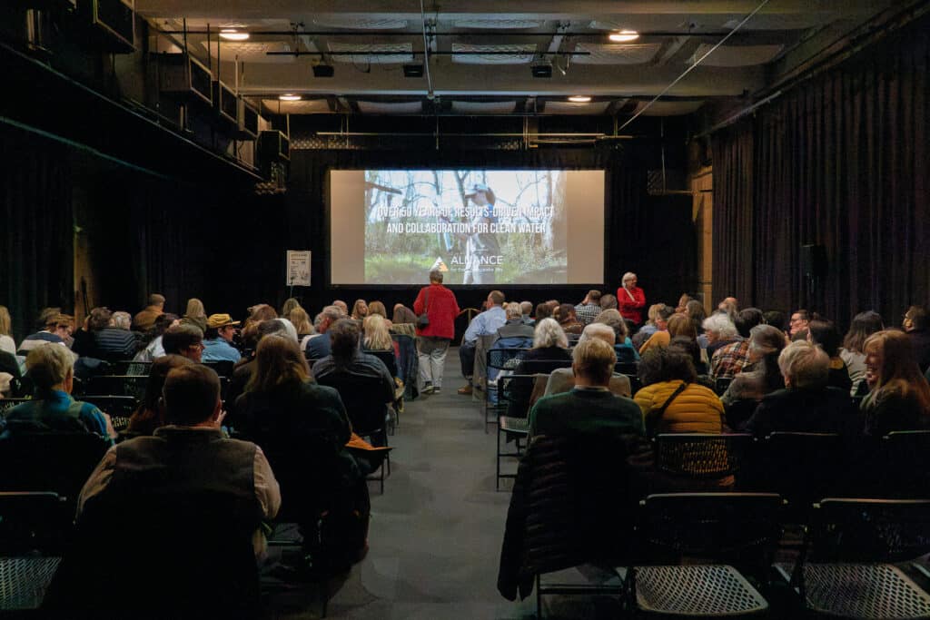 Seats filled at Bowen Theater at Maryland Hall during the 2025 Wild & Scenic Film Festival.
