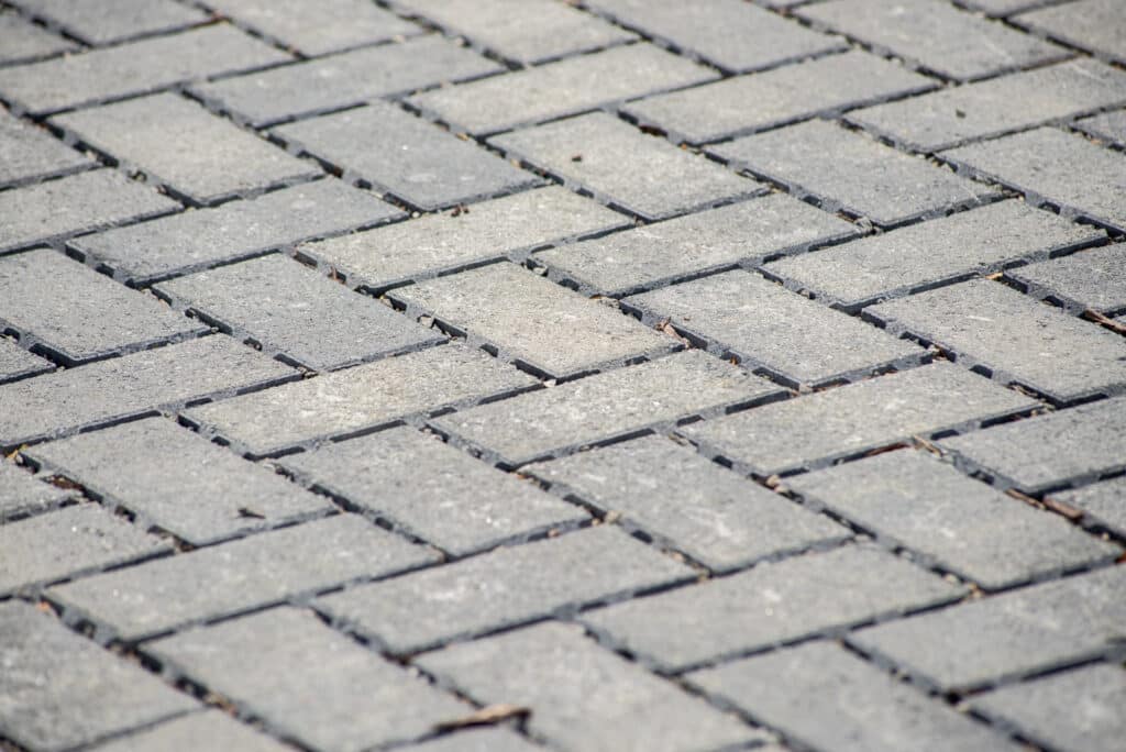 Permeable pavers.