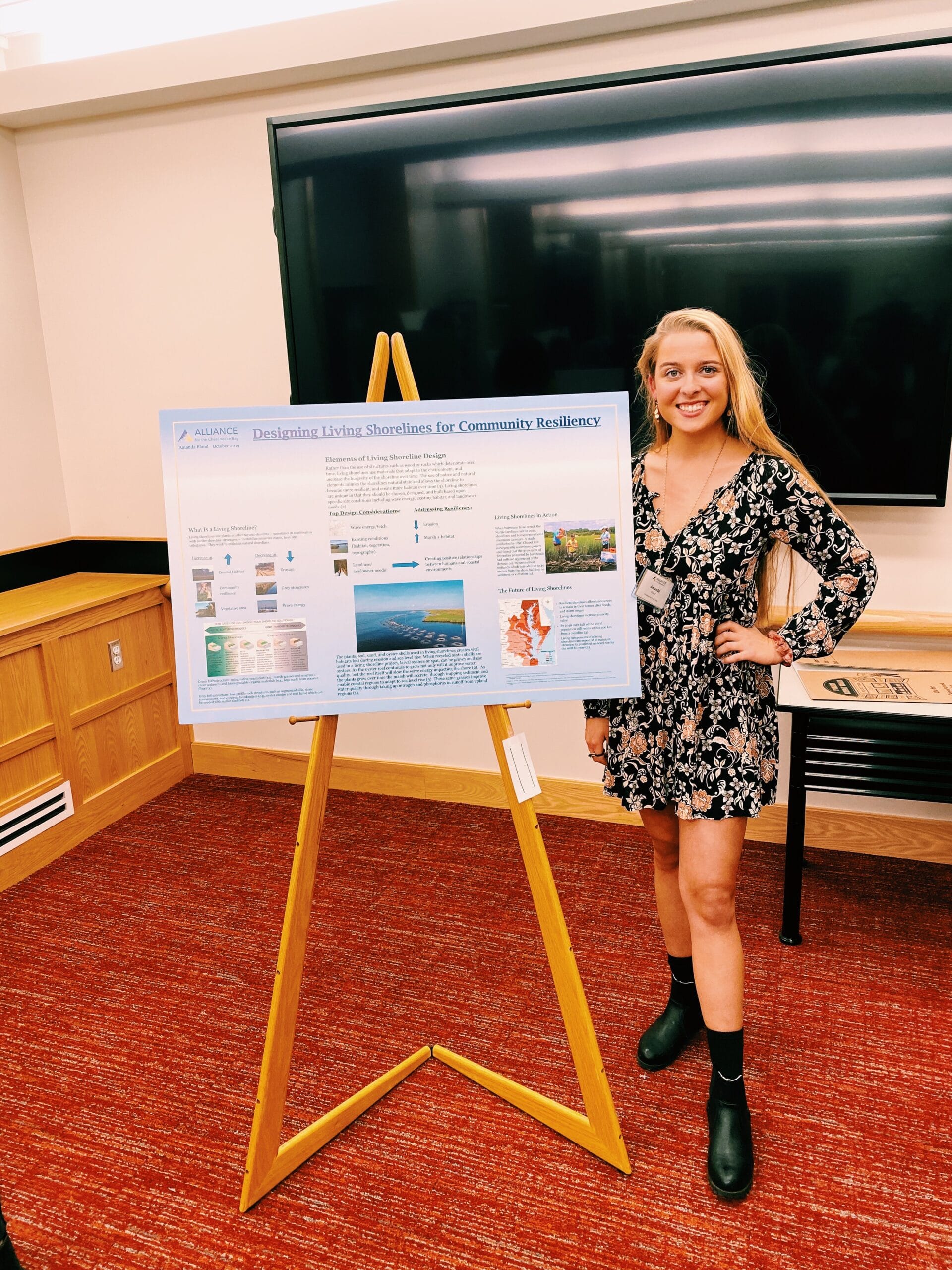 Poster presentation at Chesapeake Watershed Forum