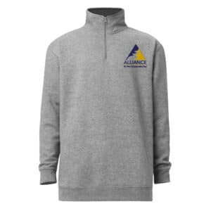 Alliance Logo Fleece 1/4 Zip Pullover – Grey